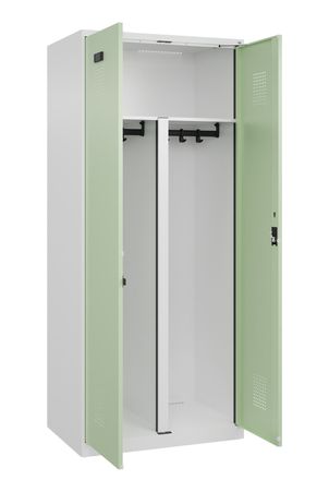C+P PSA Schwarz-Weiß-Spind Evolo PLUS
