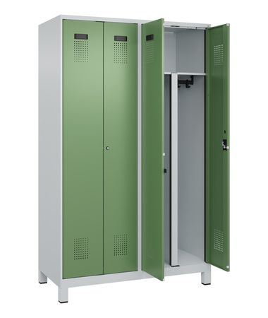 C+P PSA Schwarz-Weiß-Spind Evolo PLUS