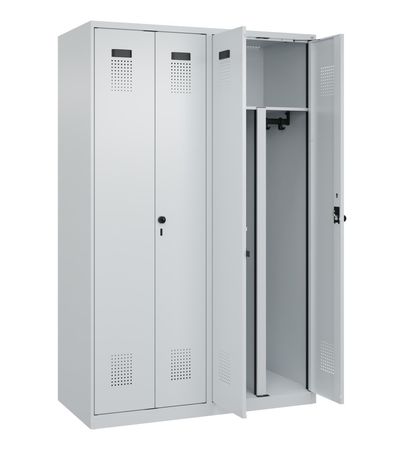 C+P PSA Schwarz-Weiß-Spind Evolo PLUS