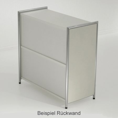 Aktenregal Aktenschrank Kombischrank Schrank Sichtrückwand Sideboard weiss weiß hell