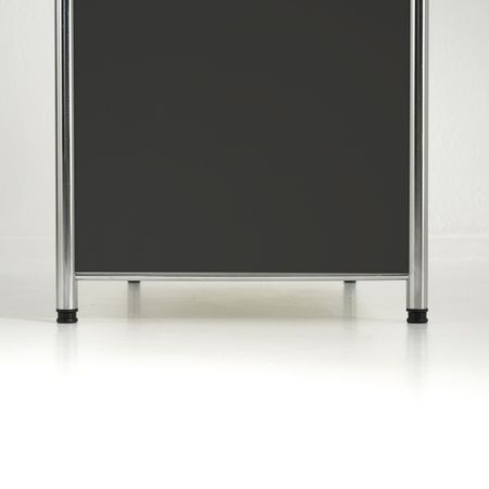 seitenansicht sideboard anthrzait schwarz aktenregal aktenschrank bueroschrank homeoffice
