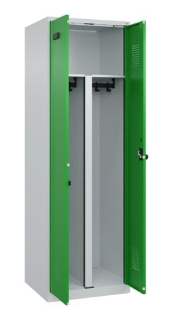 C+P PSA Schwarz-Weiß-Spind Evolo PLUS