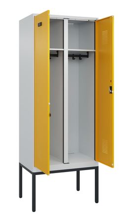C+P Schwarz-Weiß-Spind Evolo PLUS