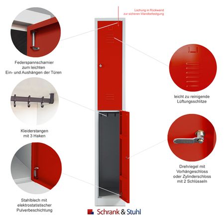 Bank für Spind