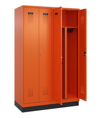 C+P PSA Schwarz-Weiß-Spind Evolo PLUS