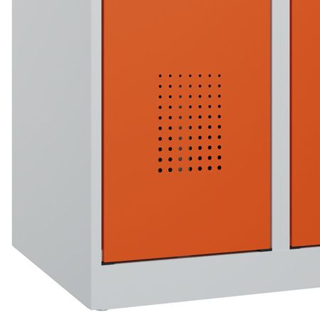 C+P Schwarz-Weiß-Spind Evolo PLUS