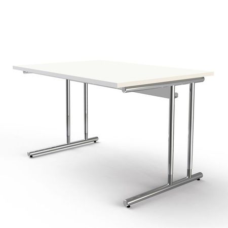 Chromeline höhenverstellbarer Schreibtisch | 120 x 80 cm | Anthrazit oder Weiß